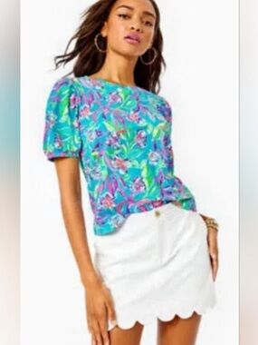 Lilly Pulitzer | Colette Scallop Hem Skort